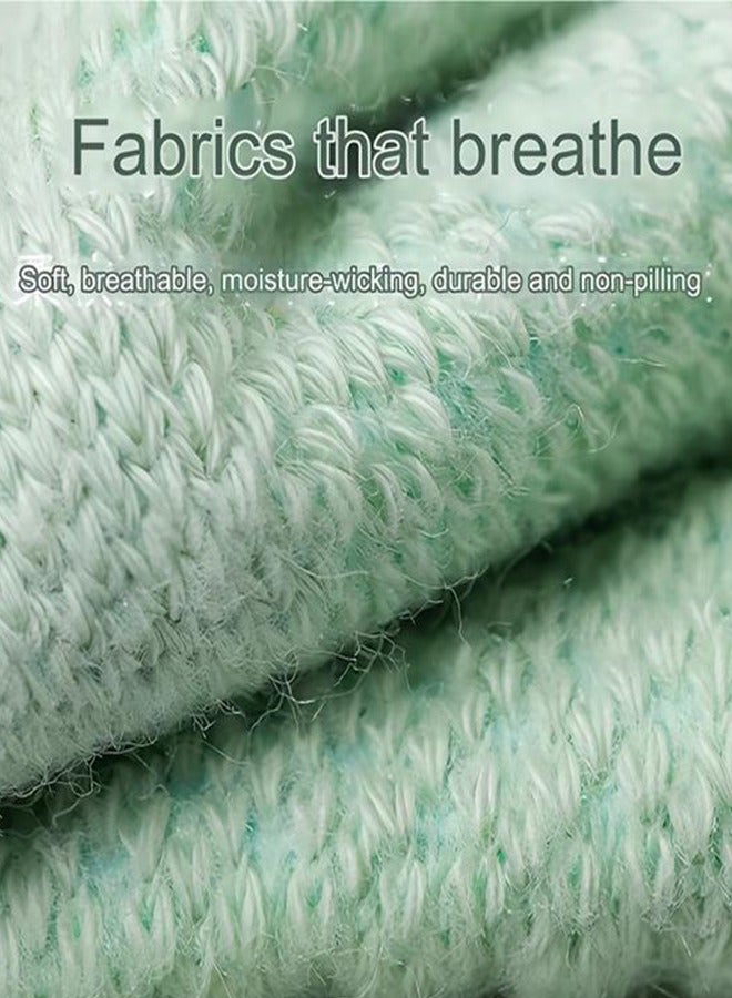 Women's Moisture-Wicking Cotton Sports Cushioning Round Socks Running Towel Bottom Thickened Shock-Absorbing Skipping Rope Fitness Badminton Tennis Socks Mid-Calf Professional Sports Socks - Image 3
