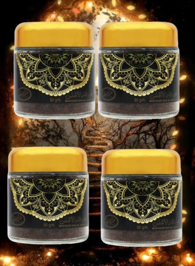 MARAHIB 4 Pieces Bakhour Dar Al Andalus 30g - Image 1