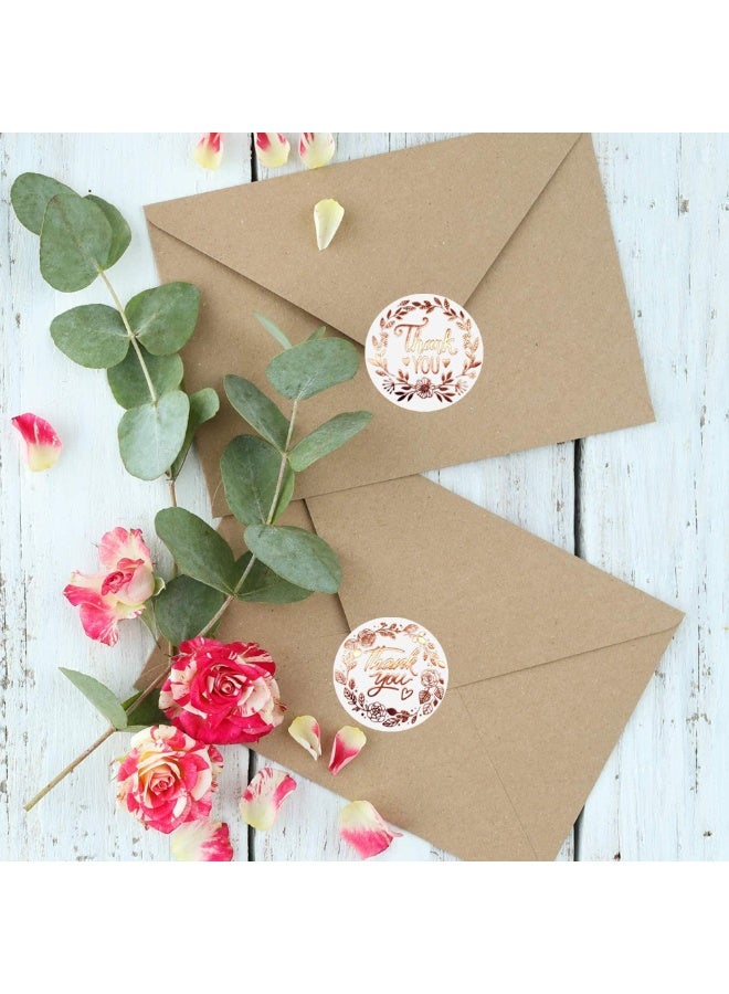 1000Pcs 1inch Thank You for Your Order Stickers Roll Retro Adhesive Thank You Label for Packaging,Small Business,Envelopes,Cards,Letters,Boxes - Image 3