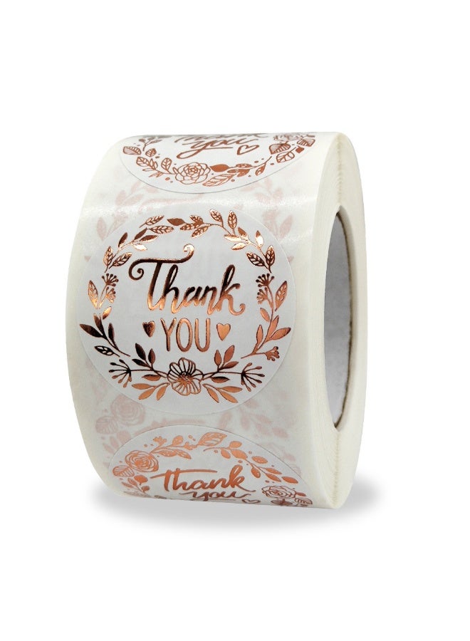 1000Pcs 1inch Thank You for Your Order Stickers Roll Retro Adhesive Thank You Label for Packaging,Small Business,Envelopes,Cards,Letters,Boxes - Image 1