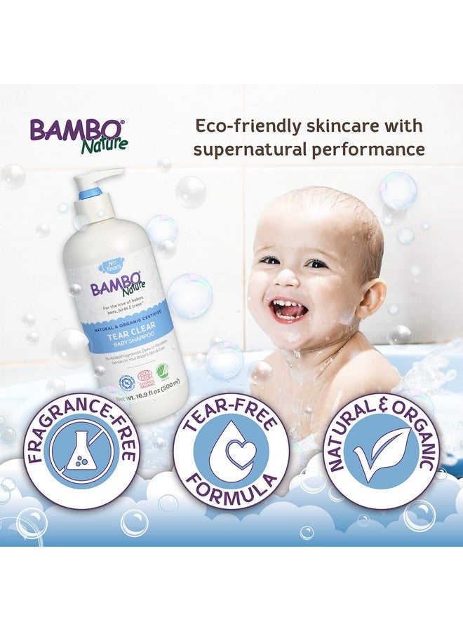Bambo Nature Tear Clear Baby Shampoo, 16.9 fl oz, 6 Count (1 Pack of 6 Bottles) - Image 2
