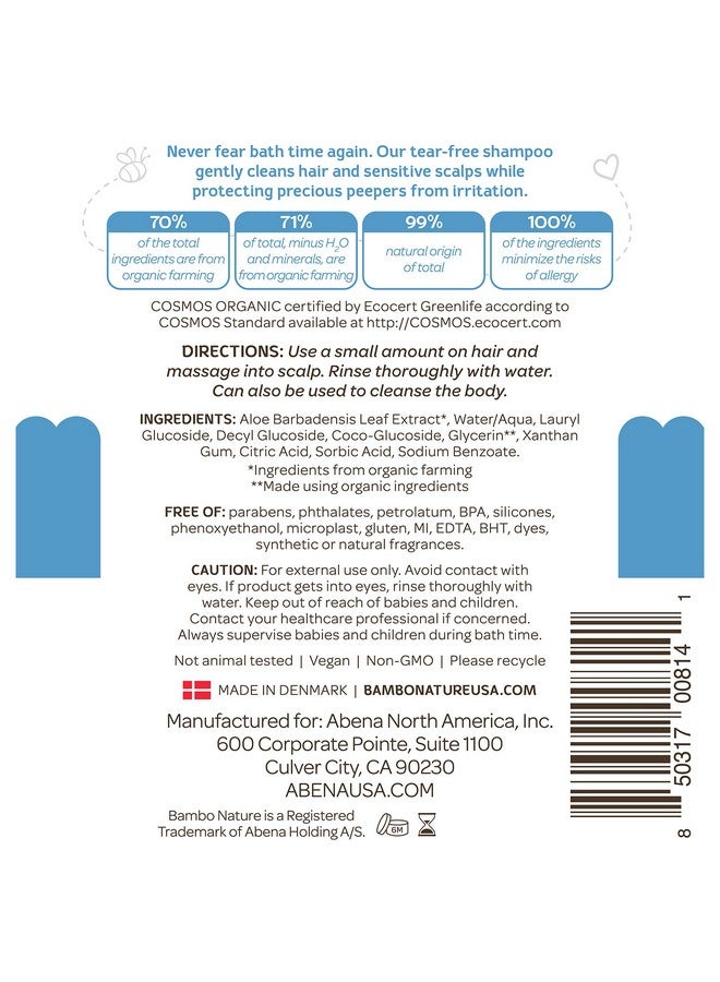 Bambo Nature Tear Clear Baby Shampoo, 16.9 fl oz, 6 Count (1 Pack of 6 Bottles) - Image 5