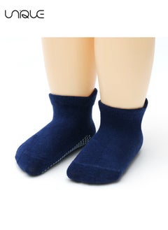 Unique 6 Pairs Of Cotton Non-slip Socks,Ankle Style Socks with Grippers for Little Girls & Boys, Infants, Toddlers, Children - M  - Image 5