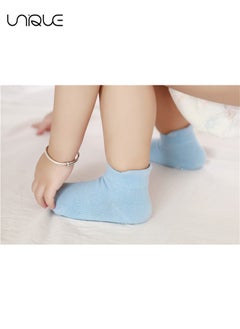 Unique 6 Pairs Of Cotton Non-slip Socks,Ankle Style Socks with Grippers for Little Girls & Boys, Infants, Toddlers, Children - M  - Image 4