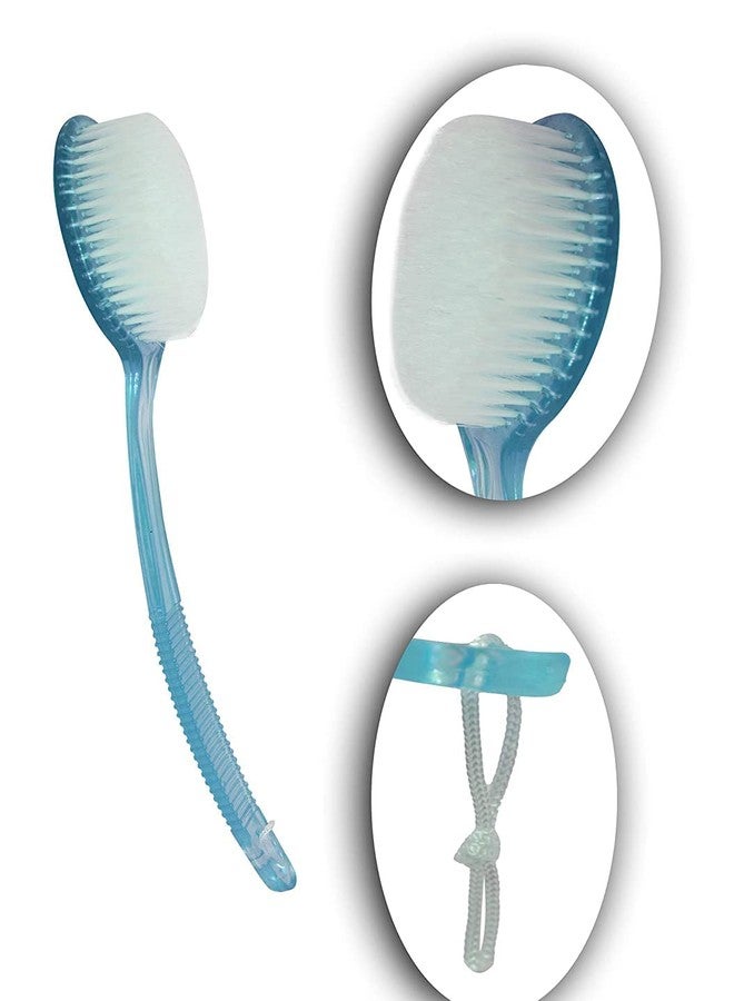 Boxo Long Handle Bathing Brush Body Brush Soft Bristles Brush For Men and Women Pack Of 1 - Image 4