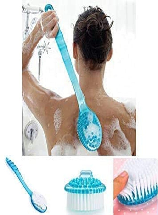 Boxo Long Handle Bathing Brush Body Brush Soft Bristles Brush For Men and Women Pack Of 1 - Image 5