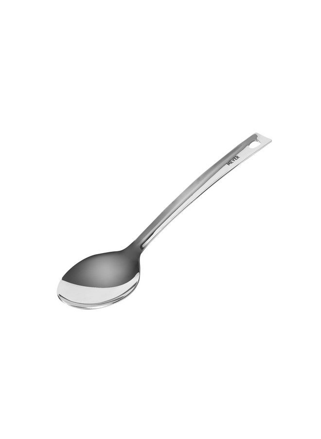 MEYER Meyer Stainless Steel Serving Spoon | Rice Spoon | Big Spoons for Cooking | Kitchen Tools | Steel Spatula, 32cm, Silver  - Image 1