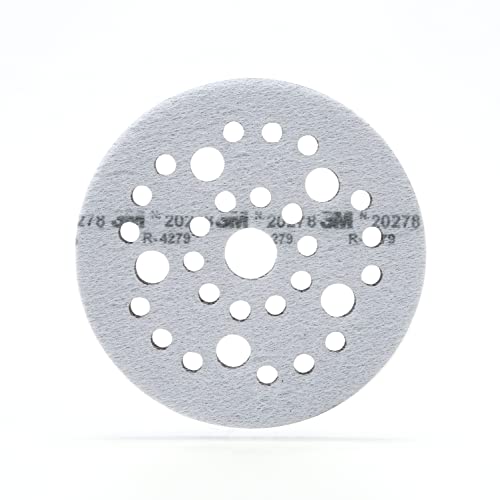 3M Cubitron Clean Sanding Soft Interface Disc Pad, Multi Hole - Disc Backup Pad for Vacuum Sander - Hook and Loop Attachment - 5 in x .5 in x .75 in - 20278 - Image 5