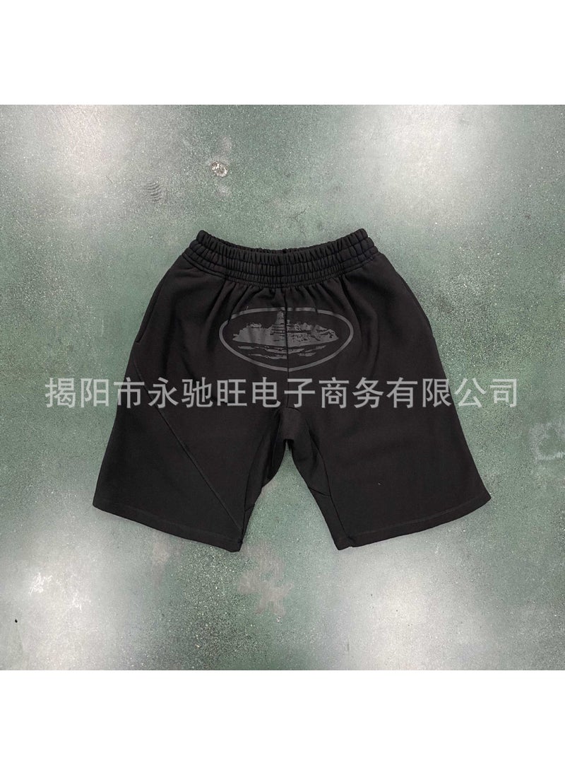 Generic - Casual Skateboard Wheelboat Print Short Pants Loose Fit Summer Trendy Streetwear Hip Hop Style Four Seasons Mens Leisure Shorts Style seven - Image 1