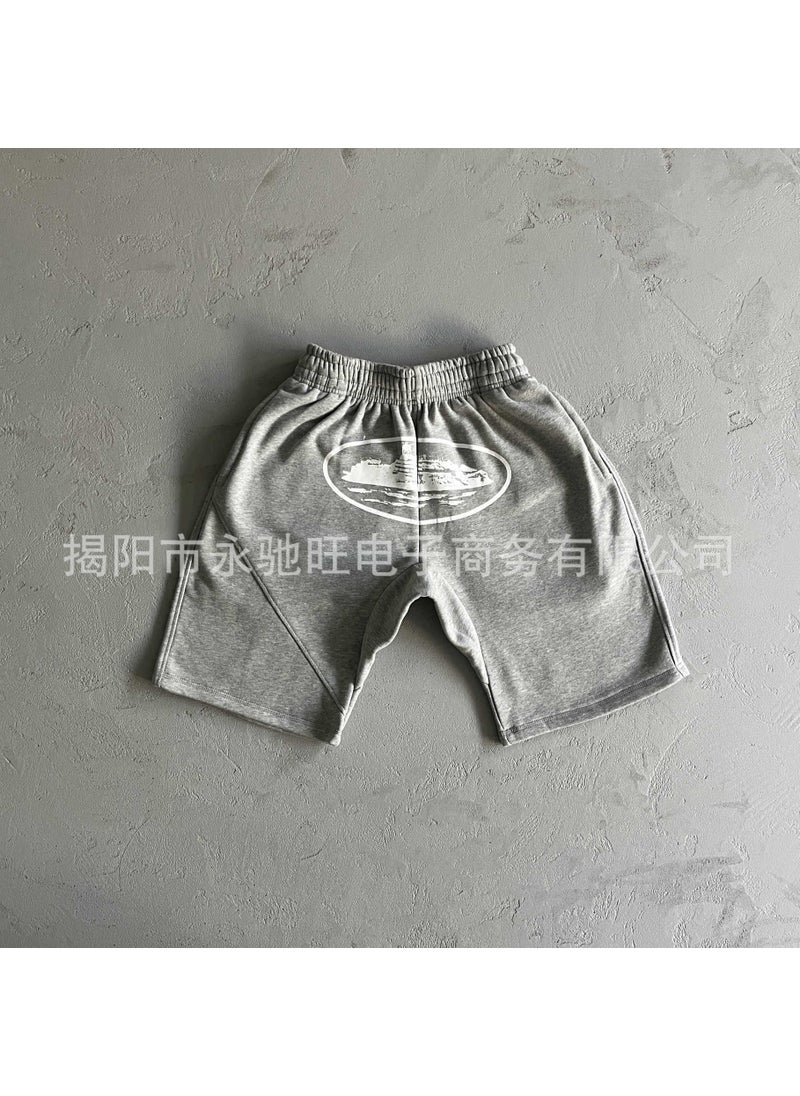Generic - Casual Skateboard Wheelboat Print Short Pants Loose Fit Summer Trendy Streetwear Hip Hop Style Four Seasons Mens Leisure Shorts Style seven - Image 1