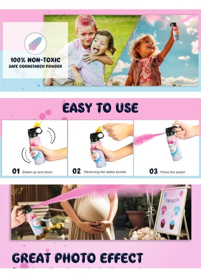 Matrix Fire Extinguisher Shaped Powder Spray Reveals The Baby's Gender for a Baby shower in Girl's Pink - Image 4