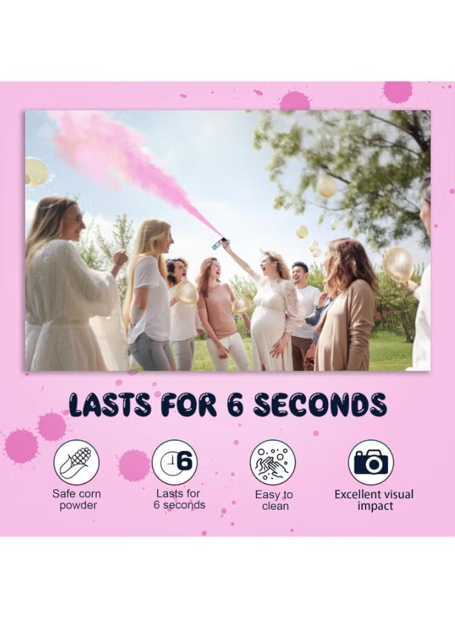 Matrix Fire Extinguisher Shaped Powder Spray Reveals The Baby's Gender for a Baby shower in Girl's Pink - Image 2
