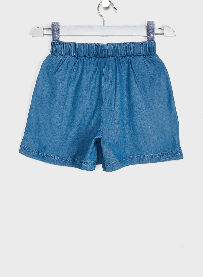 SMYK Youth Mid Wash Denim Shorts