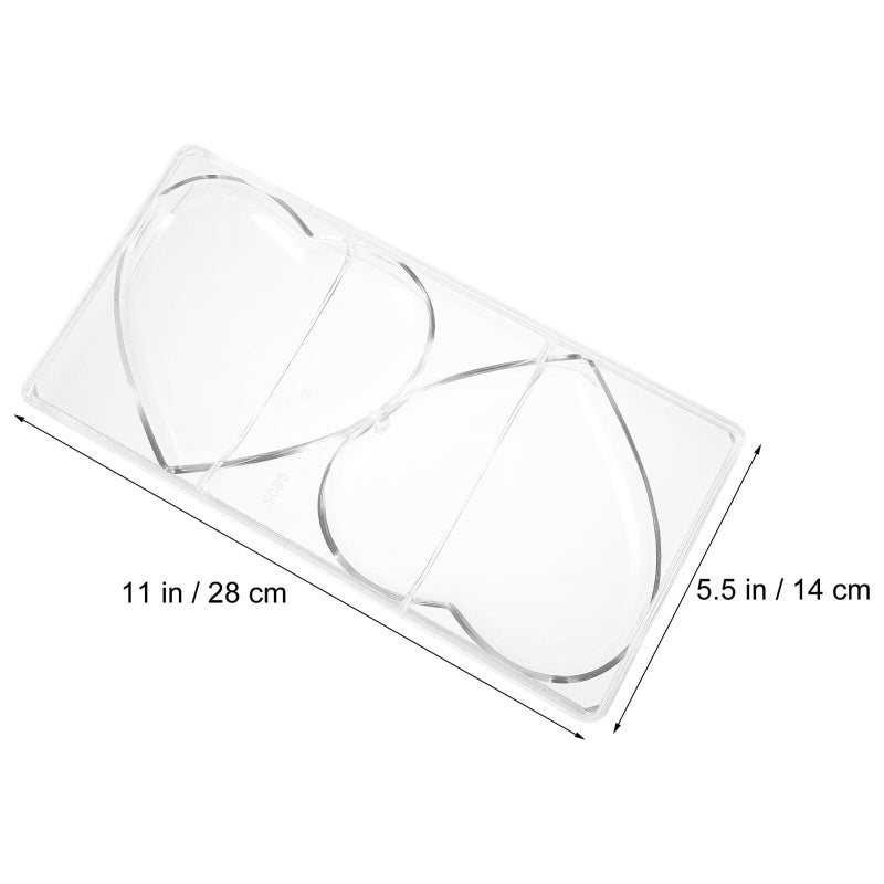 Polycarbonate Heart Shaped Chocolate Mold For Valentine DIY Baking Candy Making - Image 3