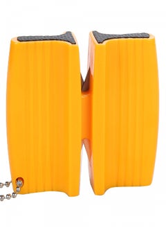 AL SANIDI Double Plastic knife sharpener, Knife sharpening tooL, Orang  - Image 1