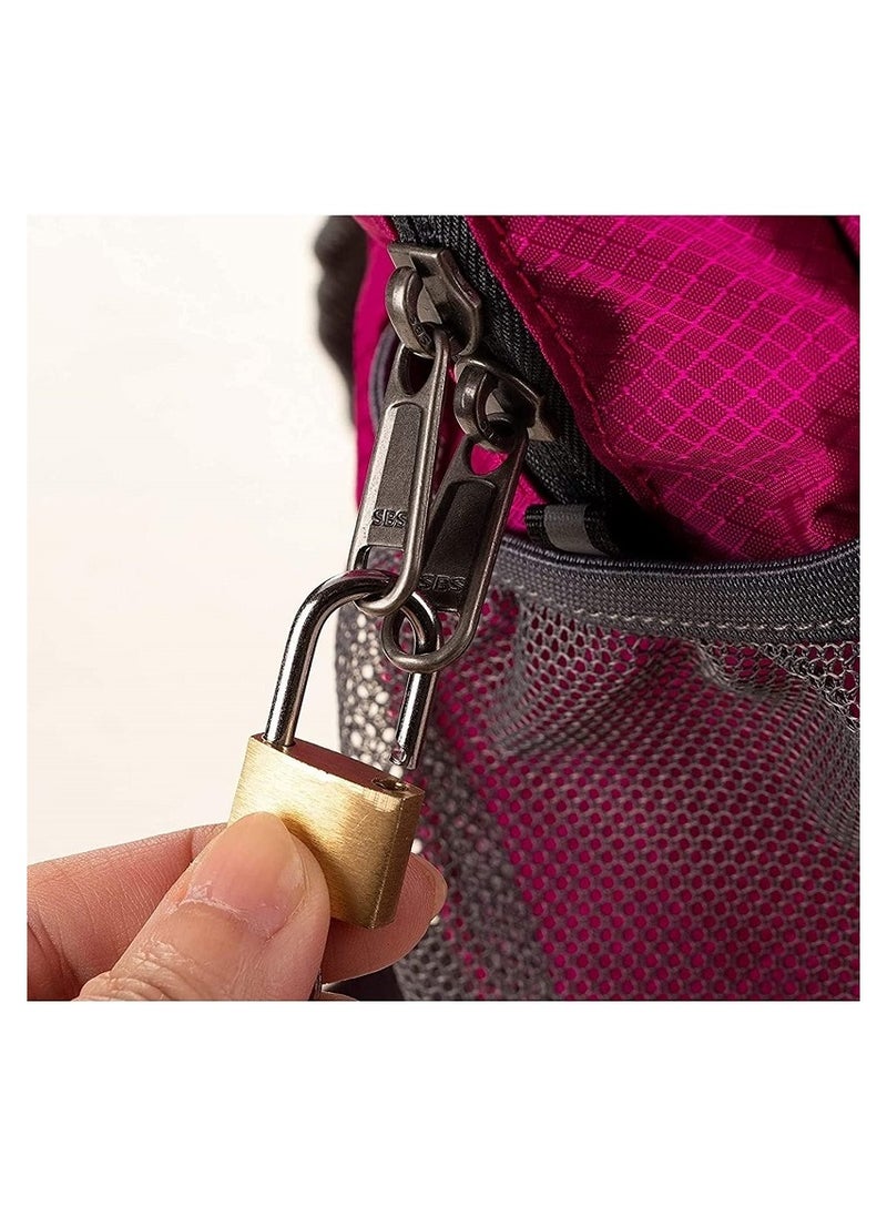 Generic 25mm Multi-Use Bag Lock - for Jewelry Box - Gym Bags - Memo - Metal Gold Color - 2 Key Lock  - Image 3