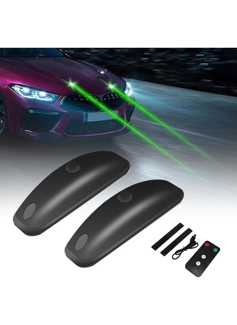 Techmaster H901 مصباح تحذيري ليزر طويل المدى قابل لإعادة الشحن للسيارات  - Image 2