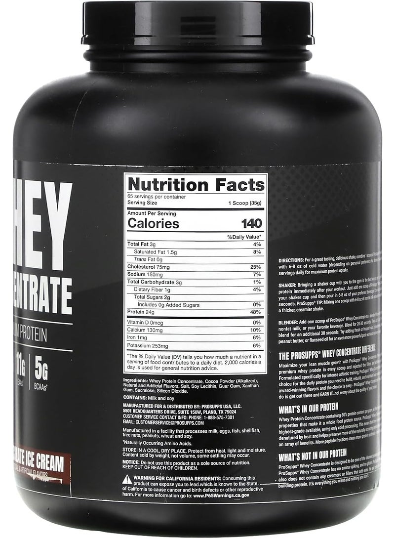 PROSUPPS Whey Concentrate Protein 5lb Chocolate Ice Cream - Image 2