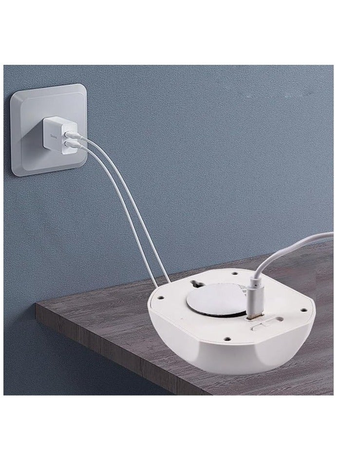 general Motion Sensor Light Indoor, LED Closet Lights, USB Charging Motion Activated Night Light, Plug-in Night Light Adjustable Brightness, Portable LED Light for Hallway - Image 4