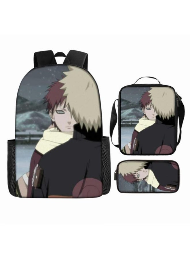 عام حقيبة ظهر مطبوعة بالرسوم المتحركة + مجموعة حقائب اليد + القلم، مجموعة حقائب عملية من ثلاث قطع (يمكن استخدام الطلاب والأطفال ونزهات الأصدقاء ورياضات تسلق الجبال وما إلى ذلك) - 78 - Image 2