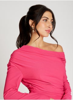 Little Mistress One Shoulder Asymetric Maxi Dress  - Image 3