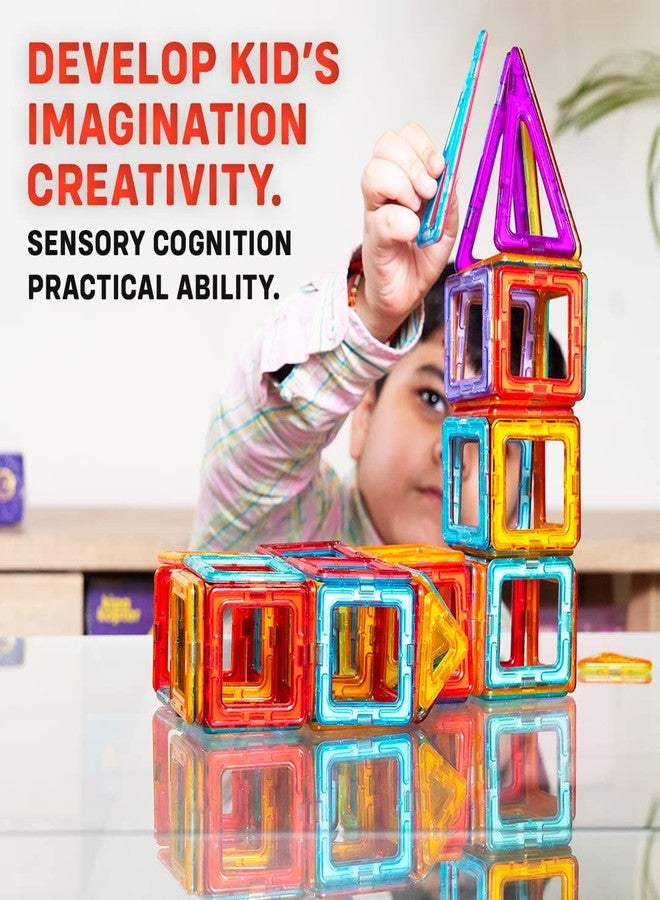 KIPA GAMING Magplay Magnetic Blocks 26 Pcs | Multi-Shape & Colour Magnetic Blocks | STEM Building Set for Kids 3+ | Creative Construction Learning Toy | Educational Game for Boys & Girls (Block 26) - Image 2