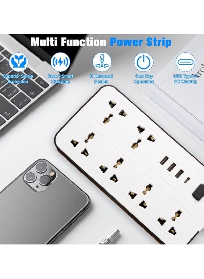 Electricity Joint & Connector (6 AC Ports + 3 USB Ports+1 Type-C)(634) - Image 1