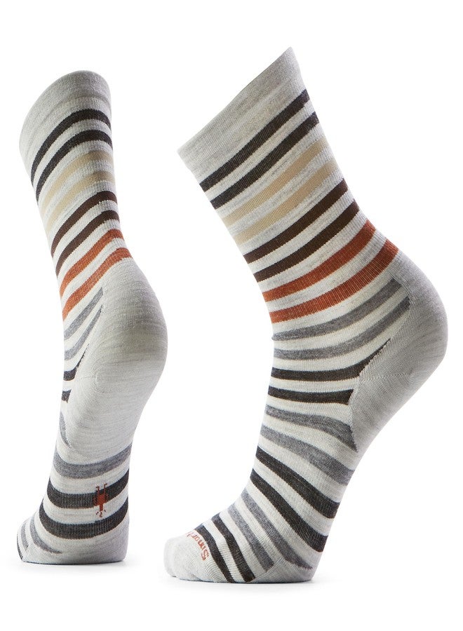 Smartwool Unisex Everyday Spruce Street Crew Socks Ash Large - Image 1