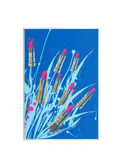 Stupell Industries Vivid Glam Lipstick Arrangement Wood Wall Art, Design by Lil' Rue  - Image 1