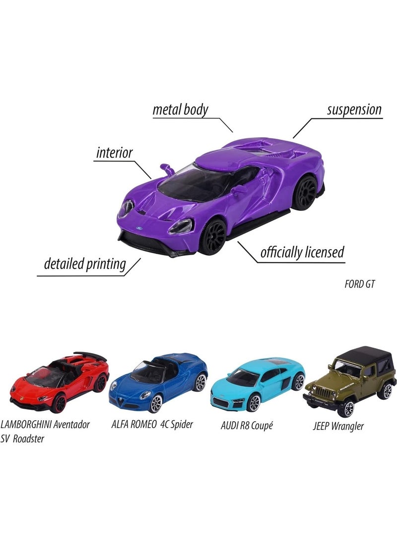 Majorette 5 Toy Cars 1 of 4 Different Sets Free Motion Licensed Model Car Set in Miniature Format  - Image 3