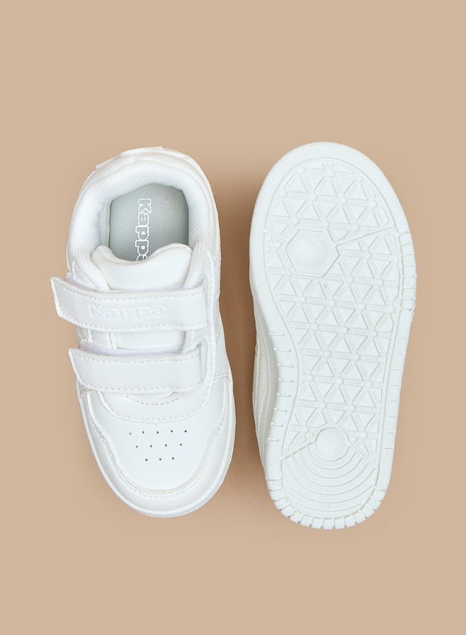 Kappa Boys' Panelled School Shoes with Hook and Loop Closure  - Image 4