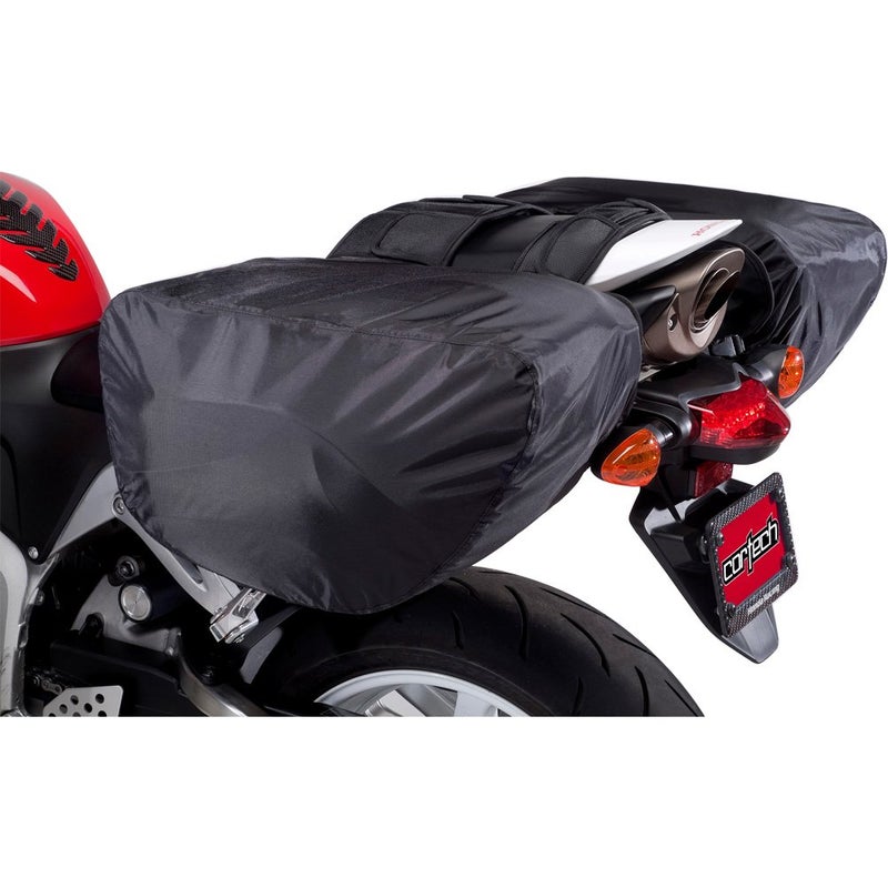 Cortech Super 2.0 36-Liter Motorcycle Saddlebag - Black / 16.9â€L x 6.7â€W x 10.2â€D - Image 4