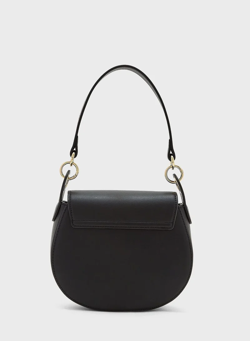 Love Moschino Flap Over Crossbody Bag
