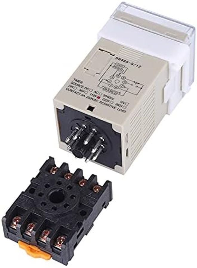 Digital Display Time Relay High Brightness LED Cycle Control With Base For Industrial Mining - Image 3