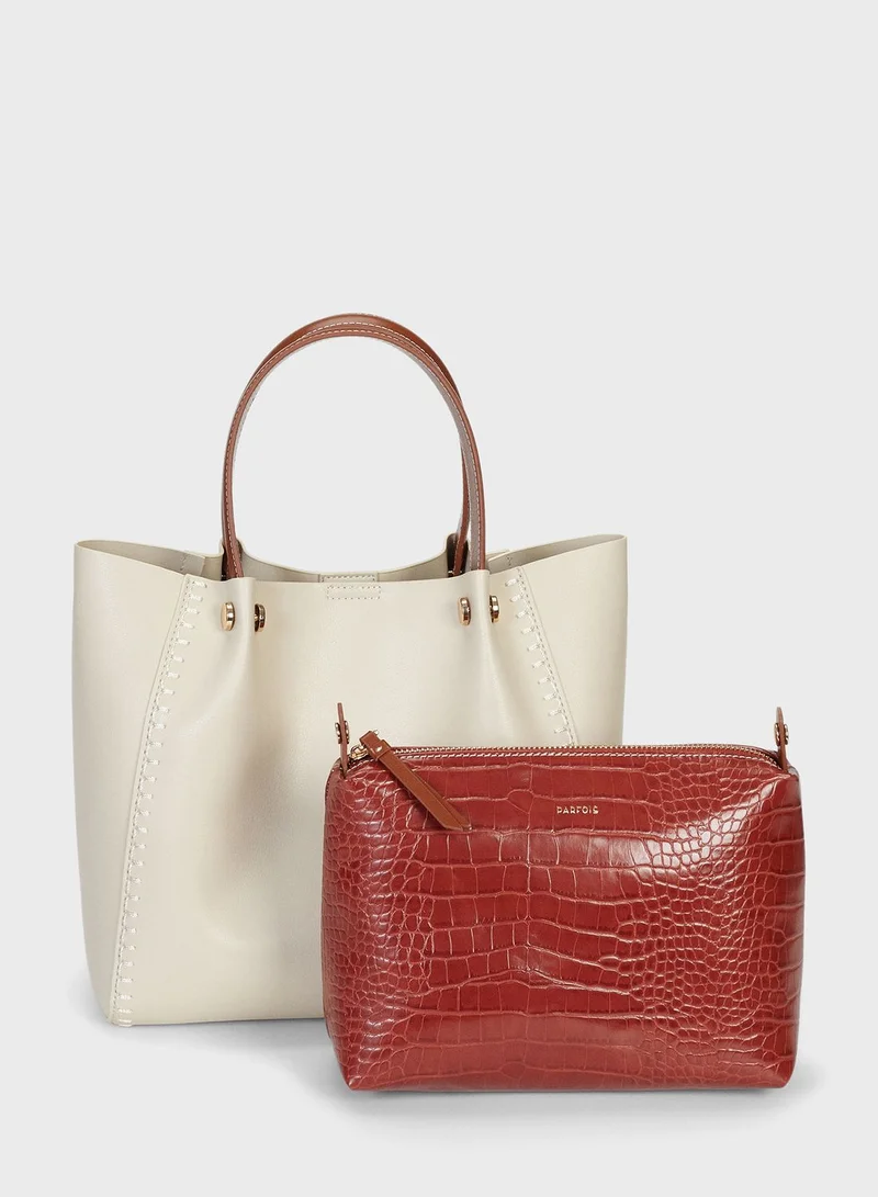 PARFOIS Wide Strap Shopper