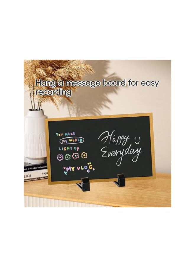 The Bros 8 Pcs Acrylic Easel Stands, Acrylic Display Stands Clear Mini Display Easel Holder for Display Pictures, Photo and and Artworks  - Image 4
