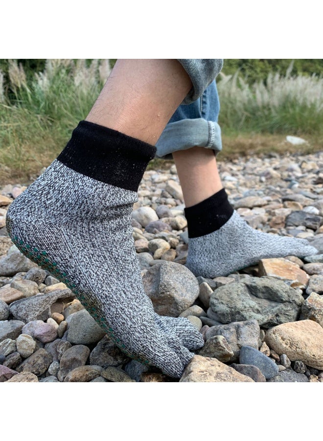 Level 5 Cut-Resistant Socks, Outdoor Protective Five-Toe Socks, Beach Anti-Slip Socks with Adhesive（One size）  - Image 2