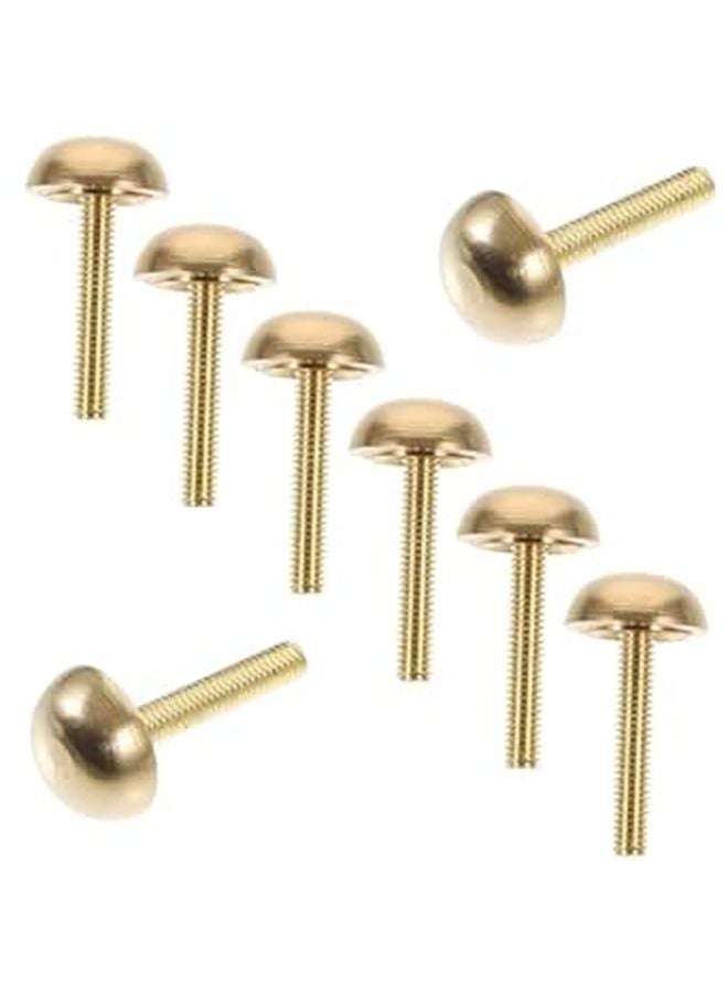 Bronze Decorative Screw Caps for Mirrors and Glass Mounting 8 Piece Set - Image 1