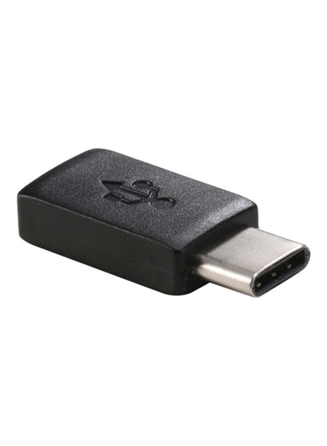NIBEMINENT Type-C To Micro USB Adapter Black - Image 1