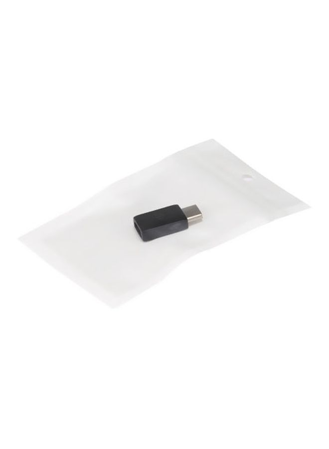 NIBEMINENT Type-C To Micro USB Adapter Black - Image 2