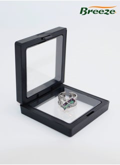 Breeze Zircon open couple ring trendy cool niche design high-end cool style couple ring  - Image 5