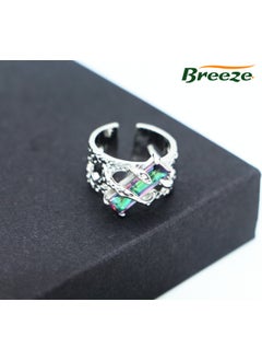 Breeze Zircon open couple ring trendy cool niche design high-end cool style couple ring  - Image 4