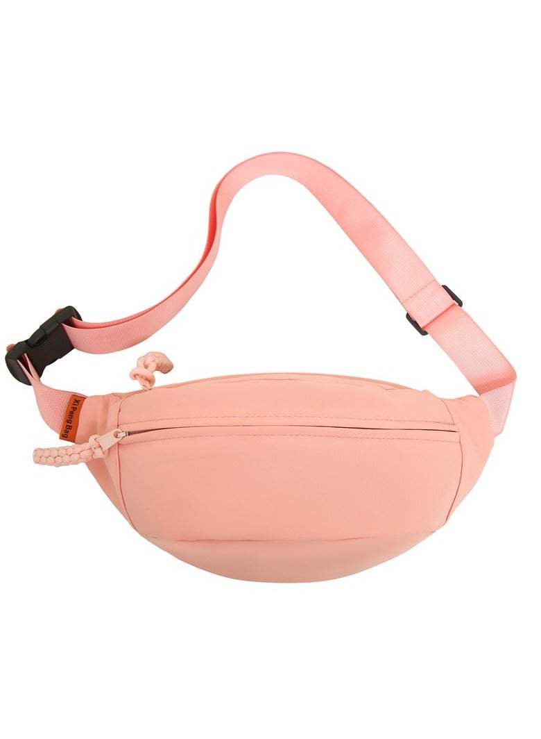 عام حقيبة صدر ، صيف للجنسين ، أزياء رياضية جديدة ، سحاب أجنبي ، حقيبة حزام ، حزام كتف عريض ، حقيبة صغيرة ، حقيبة كروس بودي