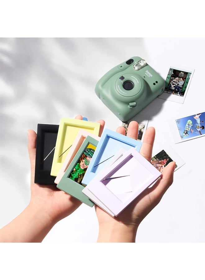 3 Inch Polaroid Instax Mini Photo Frame - Picture Frame Set for Polaroid and Instax Mini Evo/12/11/9/8/7+ Film - Photo Frame for Table Decoration (7 Pack) - Image 2