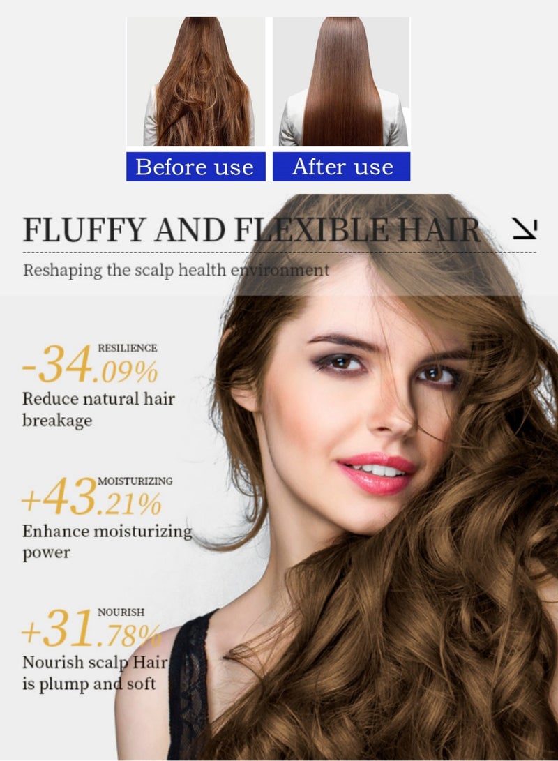 Kormesic شامبو مضاد لتساقط الشعر بنسبة 5% مينوكسيديل  تقليل الكسر بنسبة 34% + ترطيب 43% في 28 يومًا! - Image 3