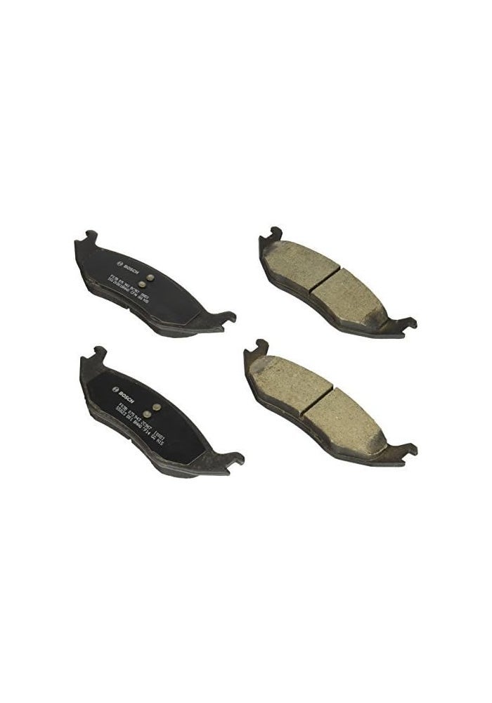 BOSCH BC967 QuietCast Premium Ceramic Disc Brake Pad Set - Rear - Image 2