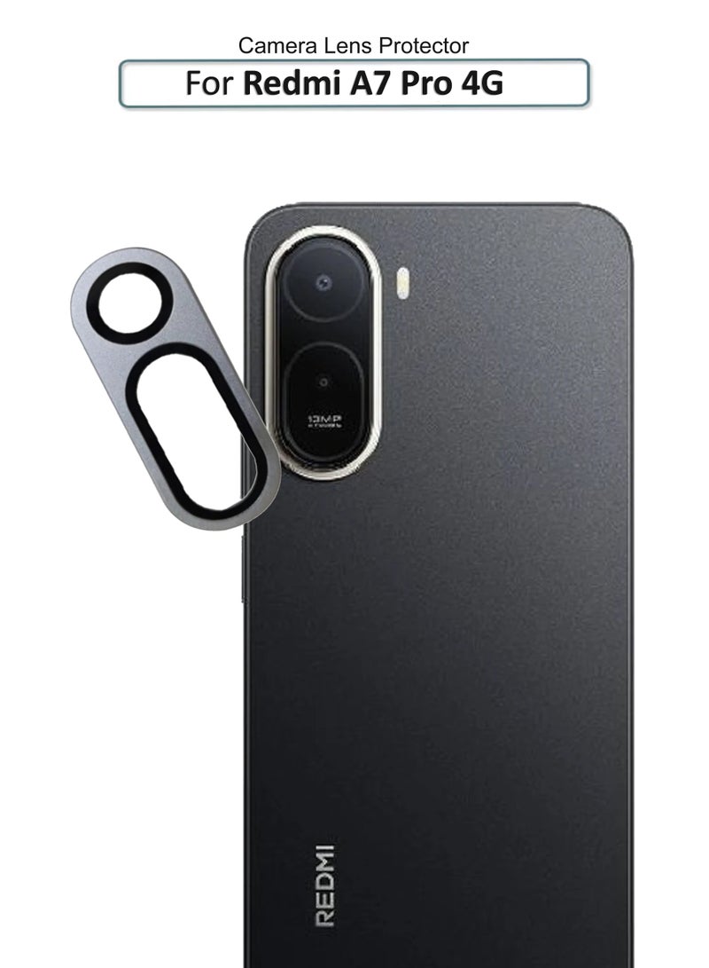 For Redmi A7 Pro 4G -  Silver Camera Lens Protector, 9H Tempered Glass, Anti-Scratch, Case Friendly, Does Not Affect Night Shots, HD Clear - Image 1