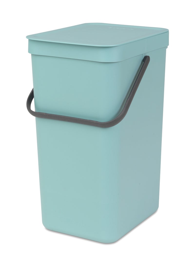 brabantia سلة قمامة برابانتيا فرز وإذهب، 16 لتر - نعناع  - Image 1