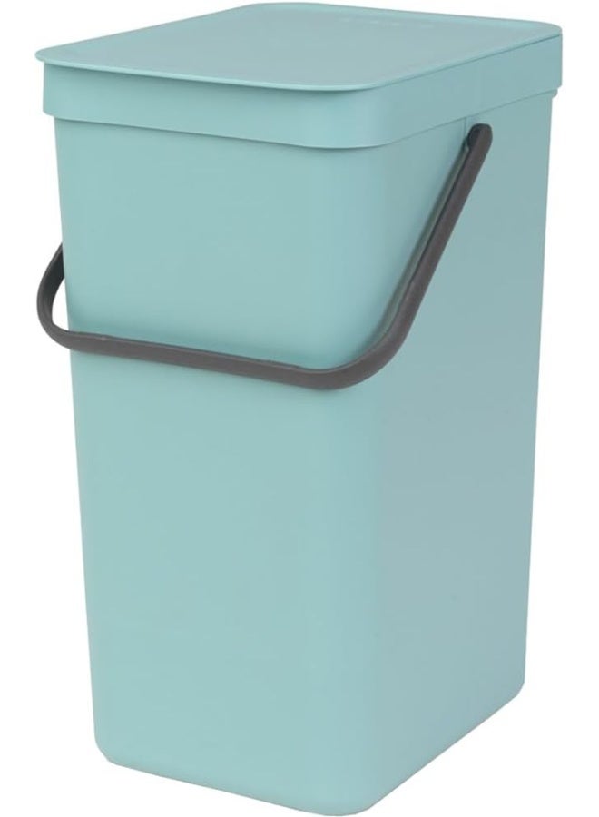 brabantia سلة قمامة برابانتيا فرز وإذهب، 16 لتر - نعناع  - Image 2