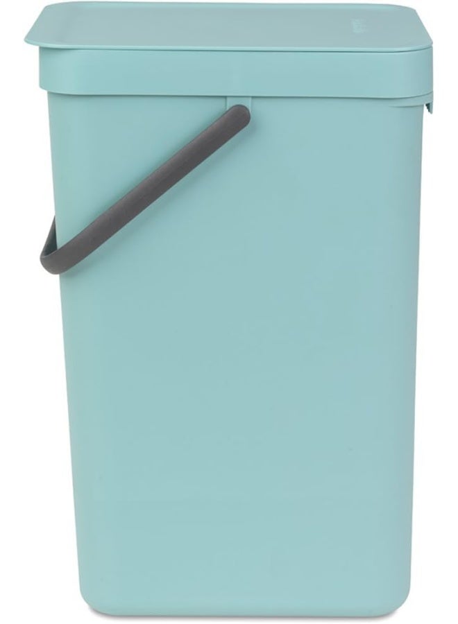 brabantia سلة قمامة برابانتيا فرز وإذهب، 16 لتر - نعناع  - Image 3